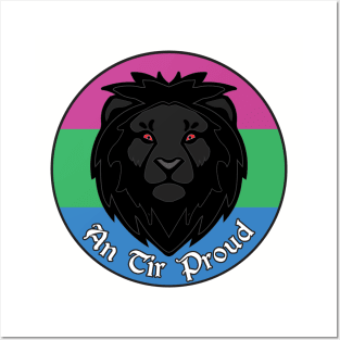 An Tir Pride - Polysexual - Populace Badge Style 2 Posters and Art